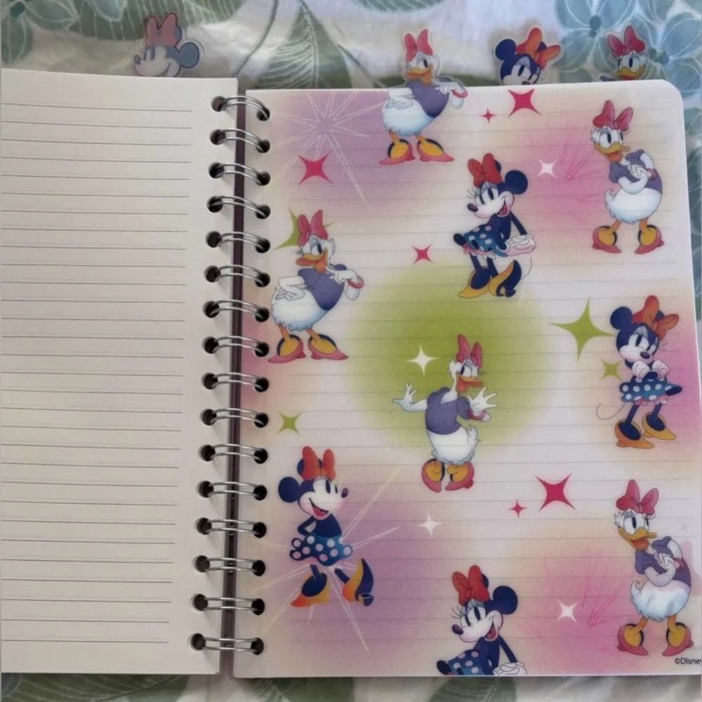 Disney Minnie and Daisy Pink Spiral Notebook